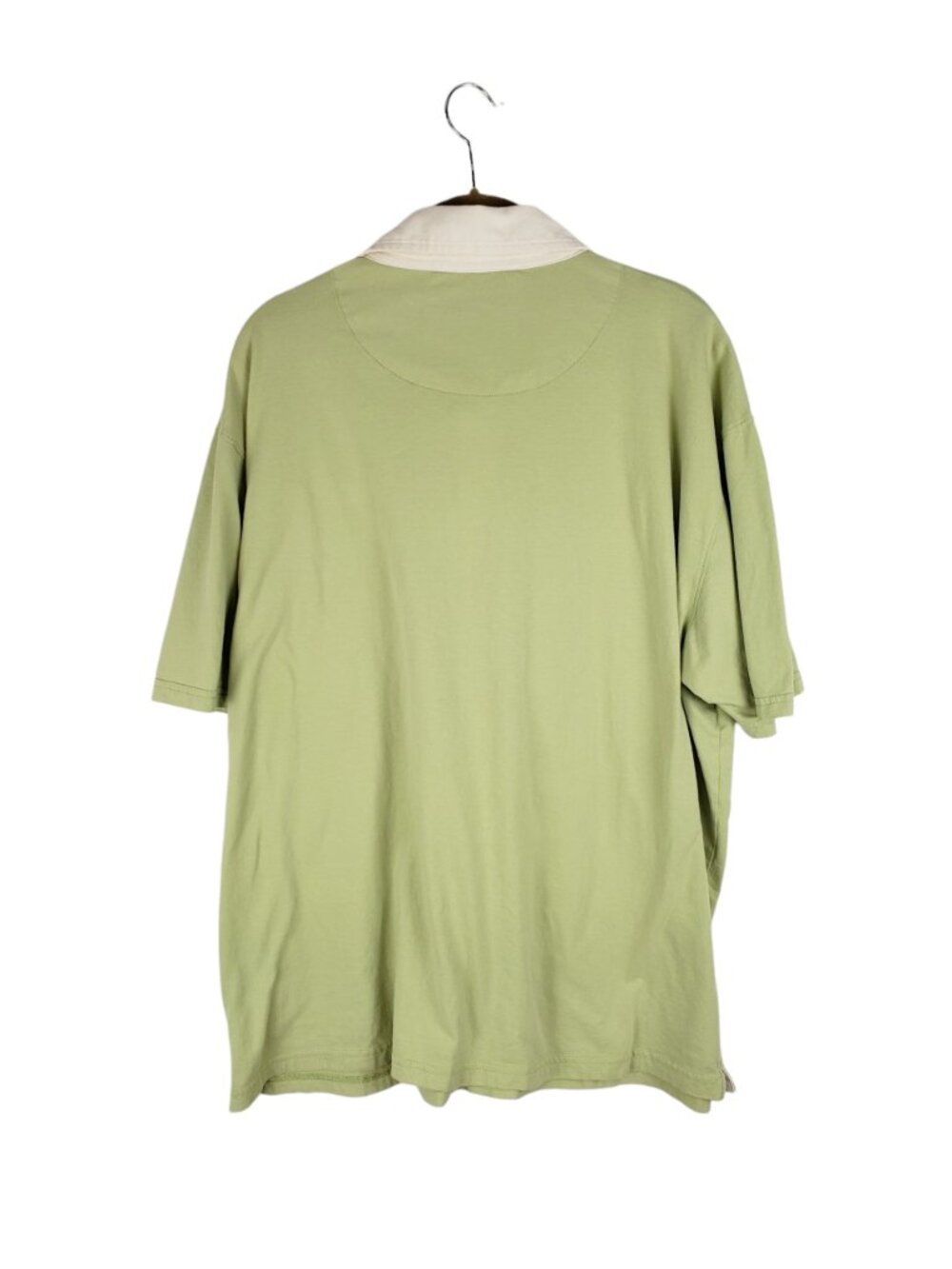 Canterbury of New Zealand Rugby Shirt Green Cotton Short Sleeve Polo Mens XXL - Picture 2 of 12